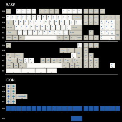 Beige PBT Keycaps