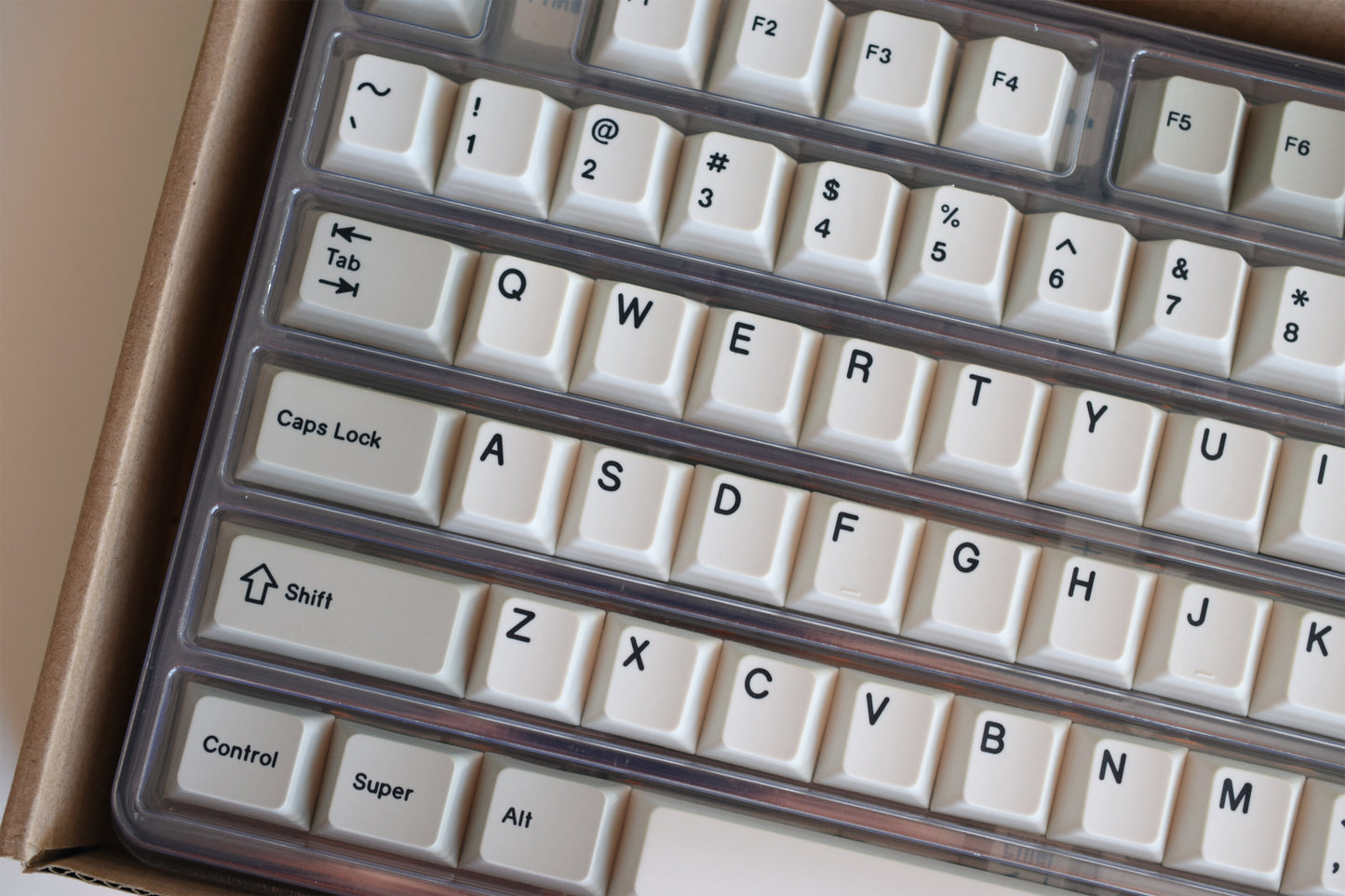 Beige PBT Keycaps