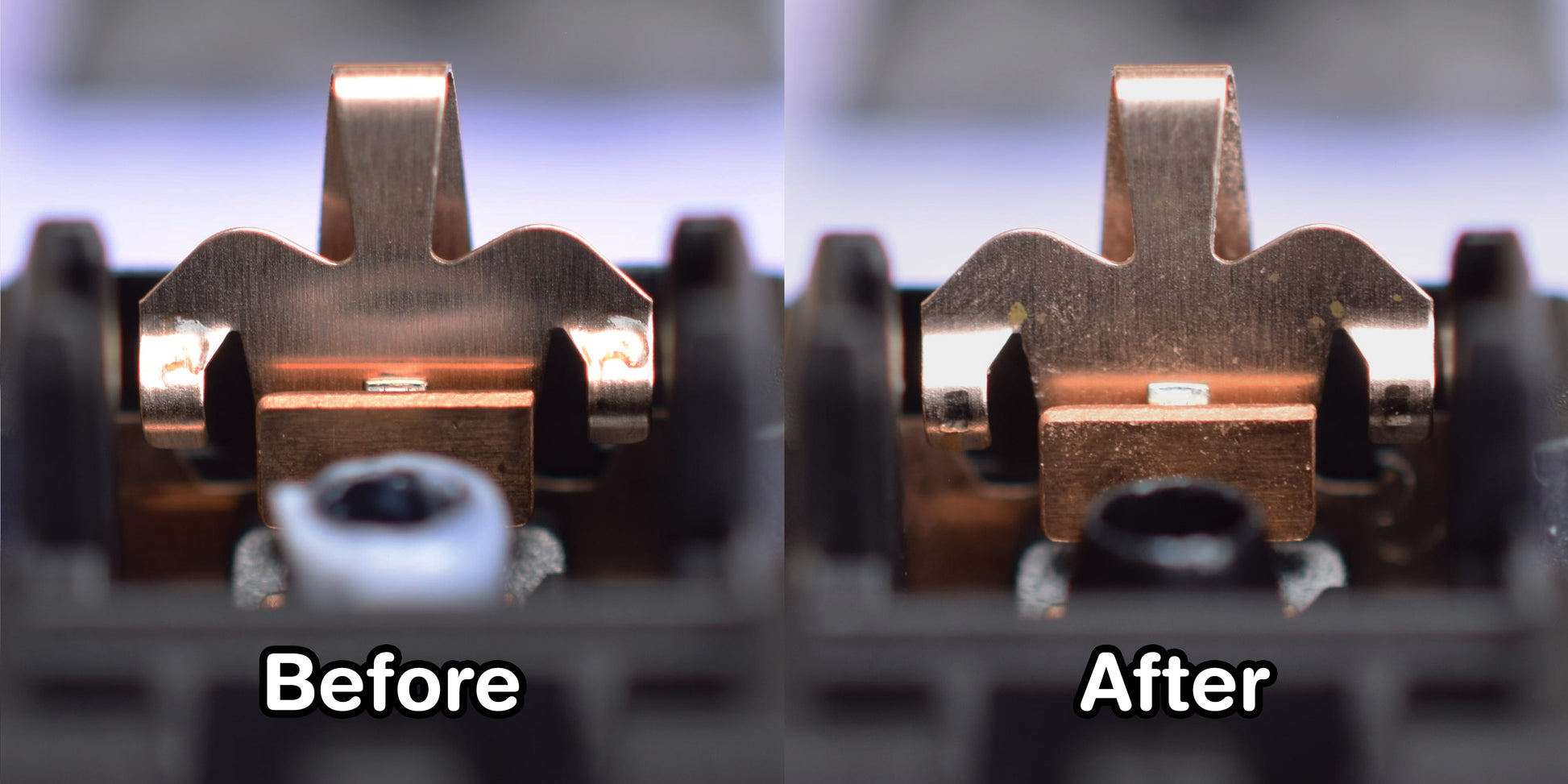 Diamond Polished Switches.