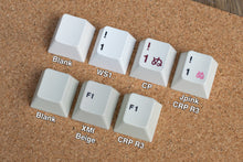 Load image into Gallery viewer, Blank White PBT Keycaps
